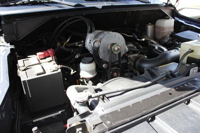 The Frontline Communications VIP Power System Alternator is pictured.  