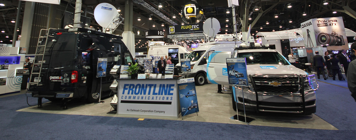 Frontline Communications Tradeshow Booth