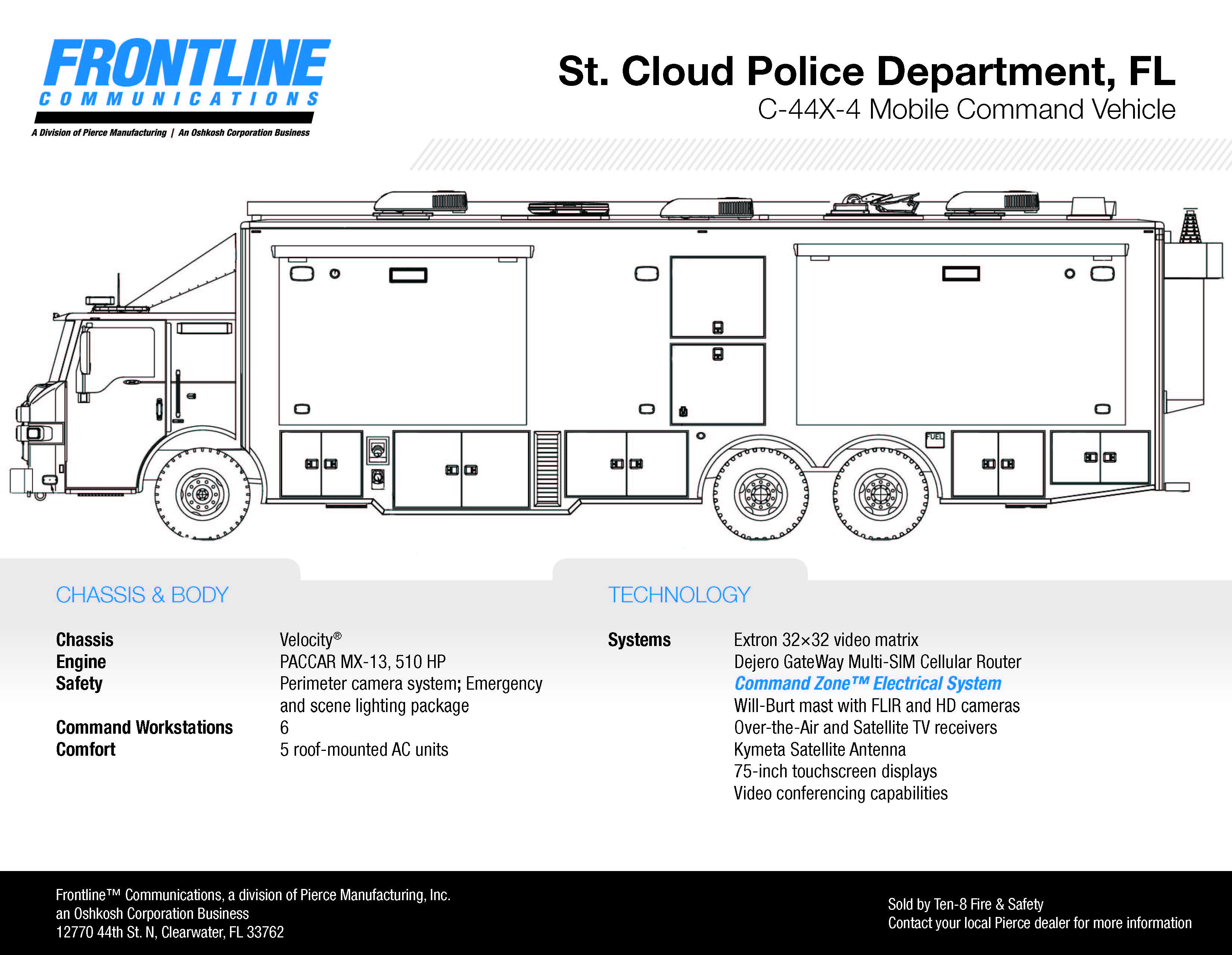 St. Cloud Police Department Spec Sheet